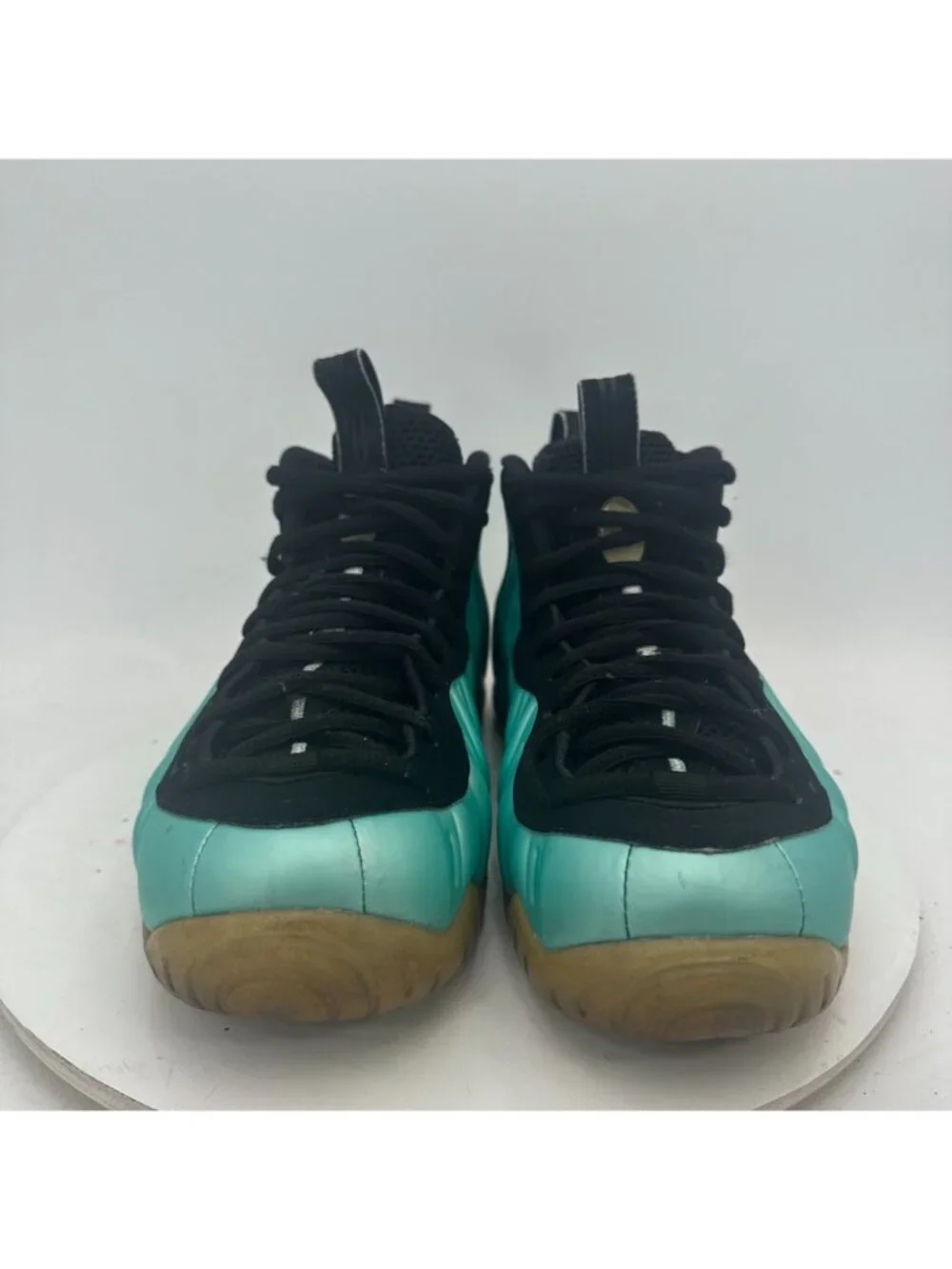 Nike Air Foamposite Pro Men Size 10 624041-303 Island Green Basketball Shoes